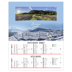 Calendrier personnalisable 6 feuillets En France