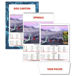 Calendrier personnalisable fabriqué en France 6 feuillets Théo