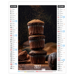 Calendrier personnalisable fabriqué en France 6 feuillets Gustave