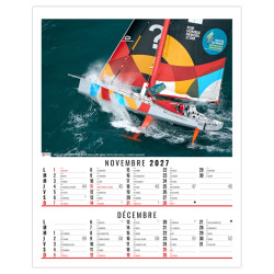 Calendrier personnalisable fabriqué en France 6 feuillets Thomas