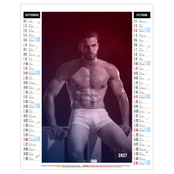 Calendrier personnalisé fabriqué en France 6 feuillets Eros