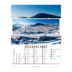 Calendrier personnalisé fabriqué en France 12 feuillets Céline
