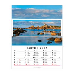 Calendrier personnalisé fabriqué en France 12 feuillets Céline