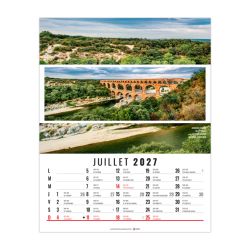Calendrier personnalisé fabriqué en France 12 feuillets Céline
