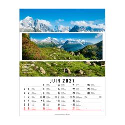 Calendrier personnalisé fabriqué en France 12 feuillets Céline