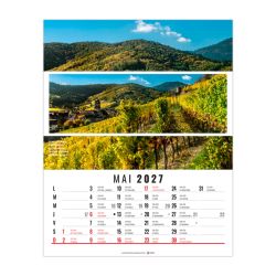 Calendrier personnalisé fabriqué en France 12 feuillets Céline