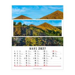 Calendrier personnalisé fabriqué en France 12 feuillets Céline
