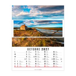Calendrier personnalisé fabriqué en France 12 feuillets Céline