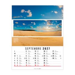 Calendrier personnalisé fabriqué en France 12 feuillets Céline