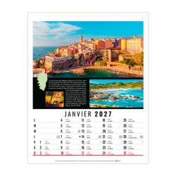 Bloc illustré agrafé de 12 feuillets publicitaire fabriqué en France Hubert