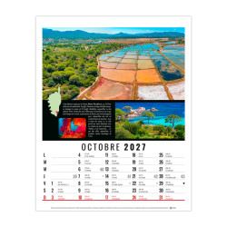 Bloc illustré agrafé de 12 feuillets publicitaire fabriqué en France Hubert