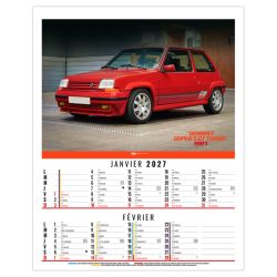 Calendrier personnalisable fabriqué en France 6 feuillets Gilles