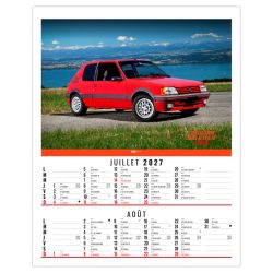 Calendrier personnalisable fabriqué en France 6 feuillets Gilles