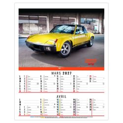 Calendrier personnalisable fabriqué en France 6 feuillets Gilles