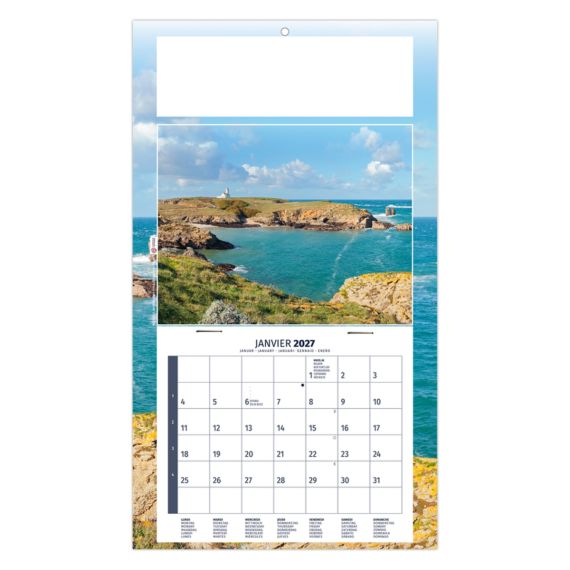 Calendrier personnalisable fabriqué en France 1 Vue Alain