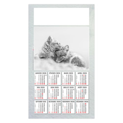 Calendrier publicitaire fabriqué en France 1 Vue Julietta