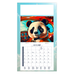 Calendrier personnalisable fabriqué en France 1 Vue Tiphaine