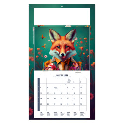Calendrier personnalisable fabriqué en France 1 Vue Tiphaine
