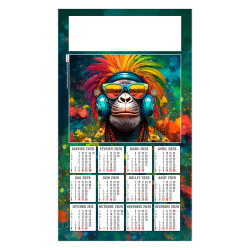 Calendrier personnalisable fabriqué en France 1 Vue Tiphaine