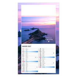 Calendrier personnalisable fabriqué en France 1 Vue Luc