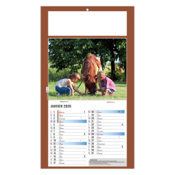 Calendrier personnalisable fabriqué en France 1 Vue Rémi
