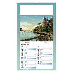 Calendrier personnalisable fabriqué en France 1 Vue Reine
