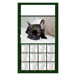 Calendrier personnalisé fabriqué en France 1 Vue Rex