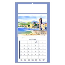 Calendrier personnalisable fabriqué en France 1 Vue Émilie