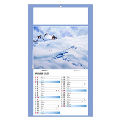 Calendrier personnalisable fabriqué en France 1 Vue Émilie