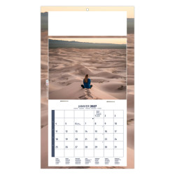 Calendrier personnalisable fabriqué en France 1 Vue Méditation