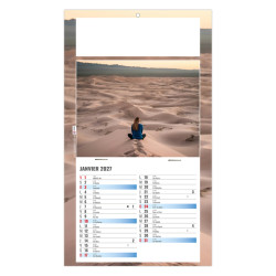 Calendrier personnalisable fabriqué en France 1 Vue Méditation