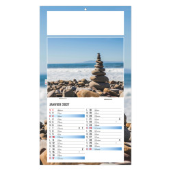 Calendrier personnalisable fabriqué en France 1 Vue Méditation