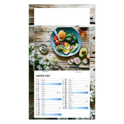 Calendrier personnalisable fabriqué en France 1 Vue Diet