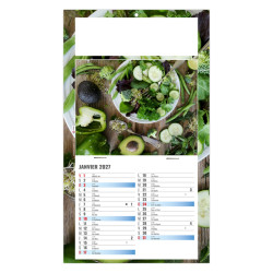 Calendrier personnalisable fabriqué en France 1 Vue Diet