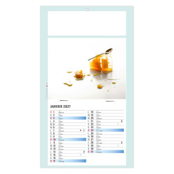 Calendrier personnalisable fabriqué en France 1 Vue Homéo