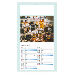 Calendrier personnalisable fabriqué en France 1 Vue Homéo