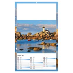 Calendrier personnalisable fabriqué en France 1 Vue Sam
