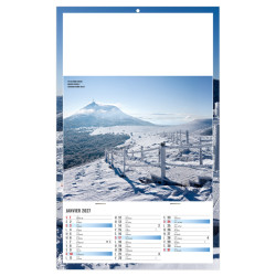 Calendrier personnalisable fabriqué en France 1 Vue Sam