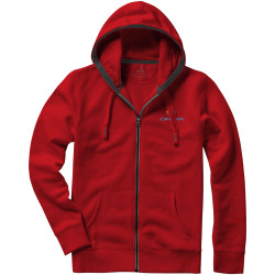 Sweater publicitaire capuche full zip Arora Elevate 300 g/m2