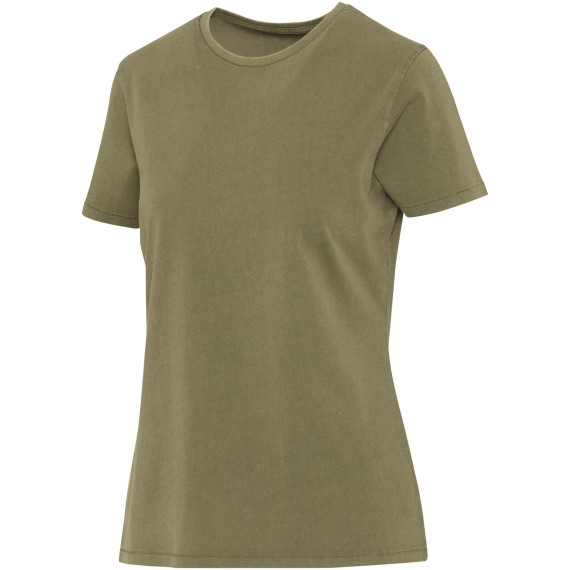 T-shirt publicitaire femme délavé à manches courtes Nanaimo de 160 g/m2