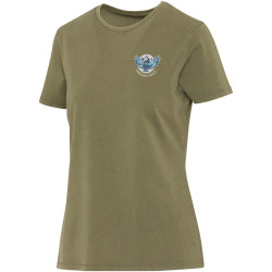 T-shirt publicitaire femme délavé à manches courtes Nanaimo de 160 g/m2