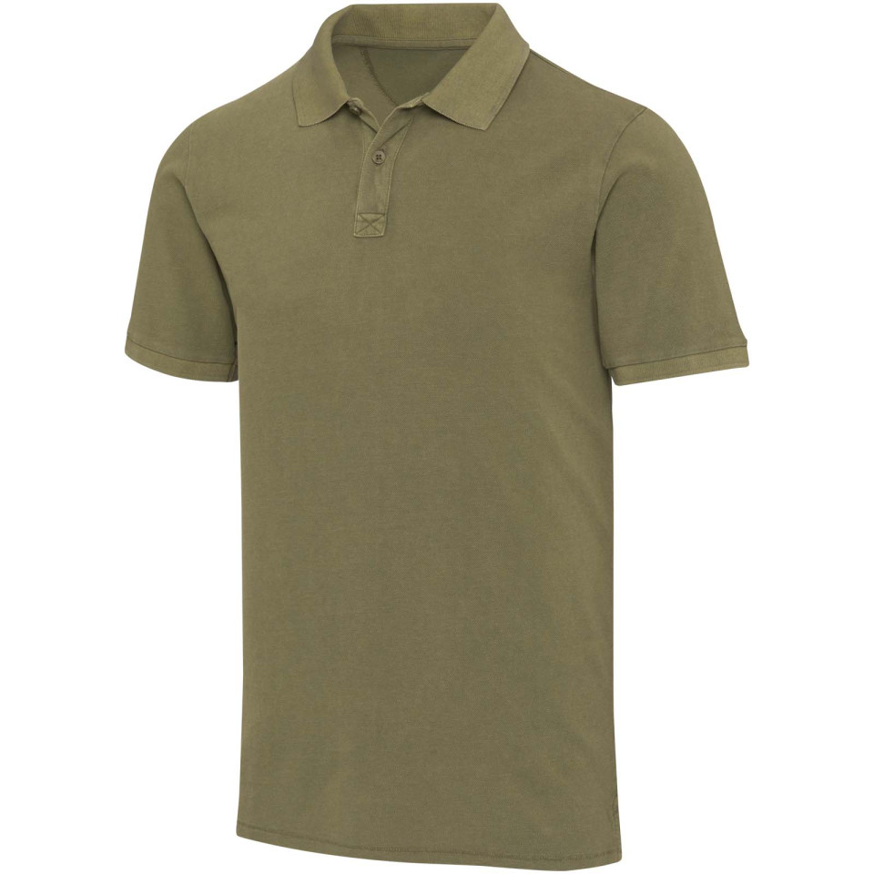 Polo publicitaire délavé pour homme Calgary de 200 g/m2