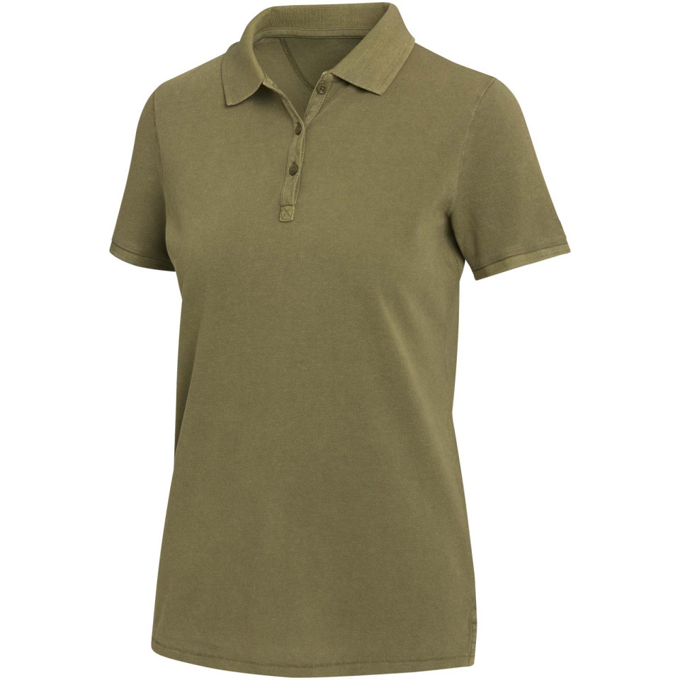 Polo publicitaire délavé pour femme Calgary de 200 g/m2