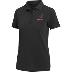 Polo publicitaire délavé pour femme Calgary de 200 g/m2