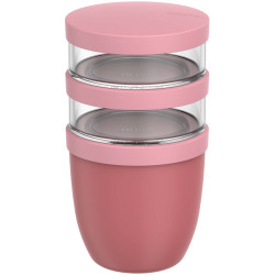 Pot publicitaire repas Mepal Ellipse isotherme 3 pièces de 500 ml + 2 x 200 ml