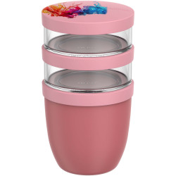 Pot publicitaire repas Mepal Ellipse isotherme 3 pièces de 500 ml + 2 x 200 ml