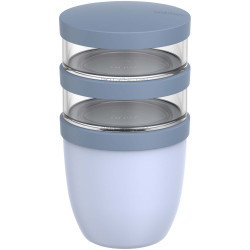 Pot publicitaire repas Mepal Ellipse isotherme 3 pièces de 500 ml + 2 x 200 ml