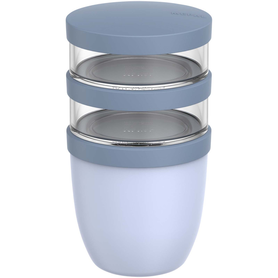 Pot publicitaire repas Mepal Ellipse isotherme 3 pièces de 500 ml + 2 x 200 ml