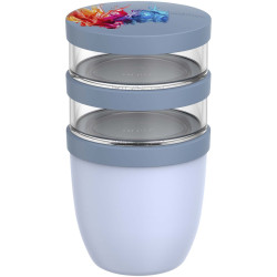 Pot publicitaire repas Mepal Ellipse isotherme 3 pièces de 500 ml + 2 x 200 ml