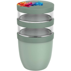 Pot publicitaire repas Mepal Ellipse isotherme 3 pièces de 500 ml + 2 x 200 ml